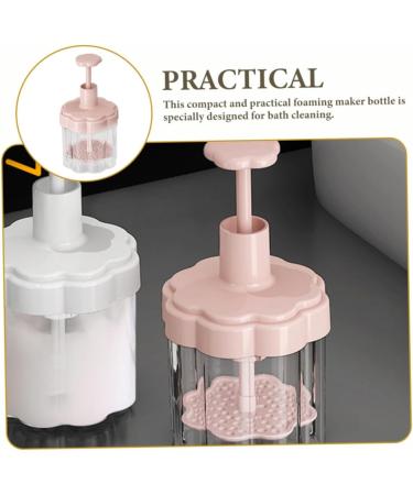 Mikinona Bubbler Face Wash Frother Facial Cleaning Tool Wash Bubble Maker Plastic Foams Maker Bottle Bubbling Supply Bubble Foamer Facial Cleaning Supply Foaming Bottle - Buy Online on SooperMarket.com