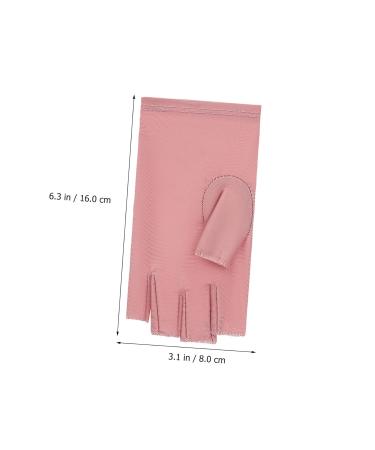 FOYTOKI 2 Pairs UV Gloves Gloves for Gel Nails Nail Gloves Fingerless Gloves Manicure Gloves Nail Art Accessory Nail Art Supplies Nail UV Rays Gloves - Buy Online on SooperMarket.com