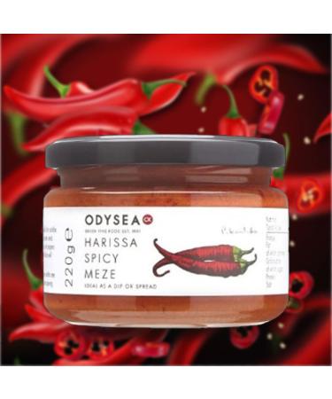 Odysea Meze Pick N Mix - Choose From 7 Flavours | Aubergine Red Pepper & Feta Kalamata Olive Sun Dried Tomato Brushshetta Roasted Red-Pepper Harissa Spicy - Pack of 2 - Buy Online on SooperMarket.com