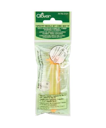 Clover Needlecrafts Bulk Buy Chibi W/Bent Tapestry Needles 3121 (3-Pack)