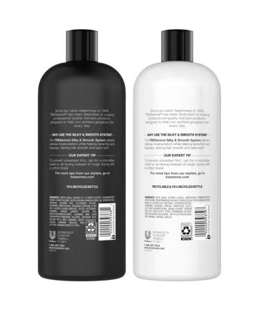 TRESemme Silky & Smooth Shampoo and Conditioner Set with Argan Oil - Anti Frizz Hair Products - 28 Fl Oz each - Buy Online on SooperMarket.com