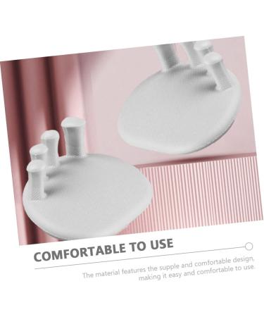 Silicone Toe Spacers - 1 Pair for Bunion Relief and Nail Polish - Pinky Dividers for Varus and Valgus - Men and Women's Foot Care Tool - Buy Online on SooperMarket.com