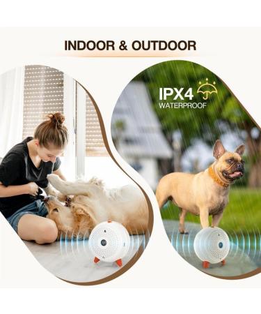 Anti Dog Barking Device Ultrasonic Stop Dog Barking Automatic Safe Anti Bark Device Outdoor Rechargeable & Waterproof Dog Bark Stopper Deterrent Devices 33FT Range for Puppy Large Small Dogs - Buy Online on SooperMarket.com