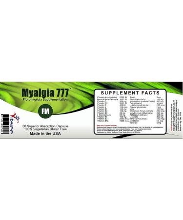 Relieve Fibromyalgia with Myalgia 777 - 60 Capsules - Buy Online on SooperMarket.com