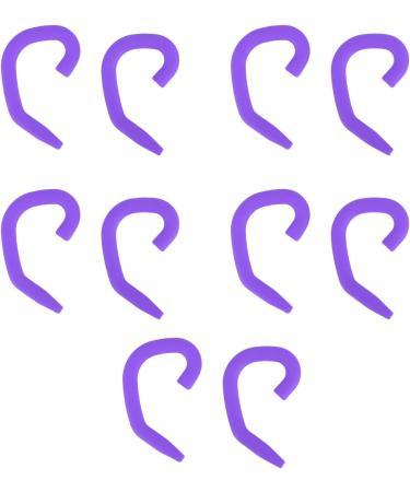 Ear Protector Hook Flexible Comfortable Ear Hook Washable Easy To Wear Silicone 10 Pcs for Kids(Purple) - Buy Online on SooperMarket.com