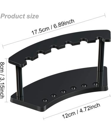 Wresetly 4 Pen Holder 6-Slots Pen Display Stand Nail/Makeup/Art Brush Rack Organizer Holder for Homes(Black) - Buy Online on SooperMarket.com