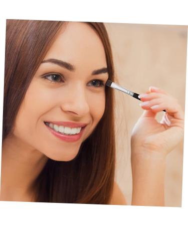 Baluue 24 Pcs Flat Eyebrow Brush Eye Liner Brush Eye Cosmetics Brush Makeup Brush Artificial Fiber Black - Buy Online on SooperMarket.com