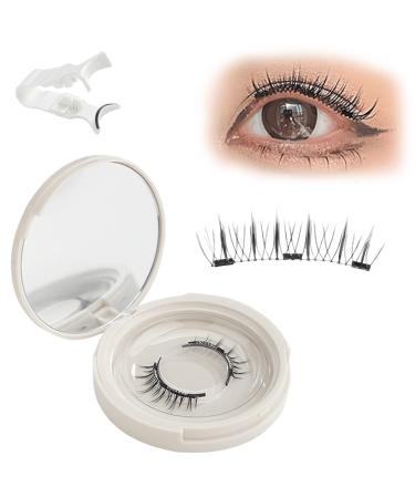 Kraftyco Kraftyco Magnetic Eyelashes Kraftyco Magnetic Lashes Double Sided Magnetic Eyelashes Elaracraft Magnetic Lashes Magnetic Eyelashes with Applicator Magnetic Eyelashes(A10)