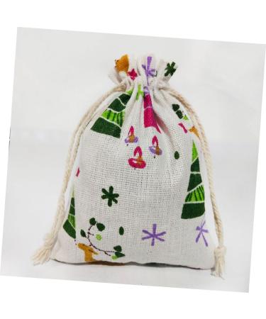RORPOIR 51pcs Christmas Countdown Calendar Christmas Calendar Pouch Christmas Hanging Halloween Burlap Bag - Buy Online on SooperMarket.com