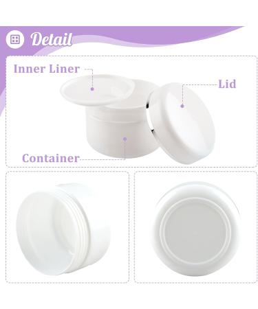 10 Pcs Cosmetic Sample Jars 10/20/30/50/100ml Plastic Refillable Travel Pots for Toiletries Empty Cosmetic Container Pots with Mini Spatulas Spoon and Labels for Makeup Beauty Nails - Buy Online on SooperMarket.com