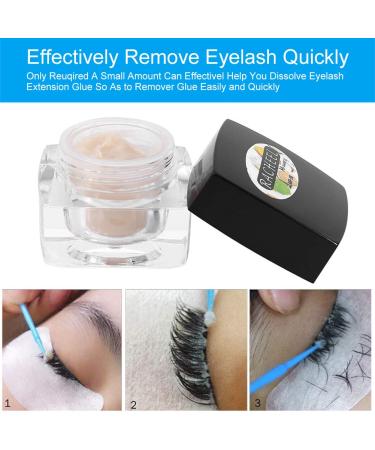 AYNEFY Eyelash Remover Cream 5g | Anti-Irritation Gel for Grafting & Extension | Glue Adhesive Removal - Buy Online on SooperMarket.com