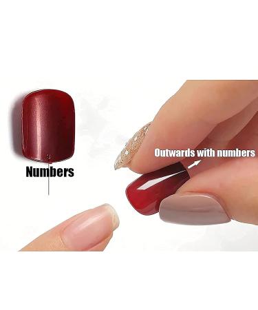 MISUD Press on Nails - Medium Almond Glossy Chrome Swirl Acrylic Stiletto - 24 pcs 3D Pearl Flash False Nails for Stunning Nail Art - Buy Online on SooperMarket.com