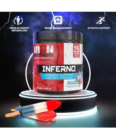 Iron Brothers Supplements - Inferno Weight Loss Supplements for Women & Men | Detox for Weight Loss and Belly Fat Thermogenic Support - Workout Supplement | Help Cognitive Health Increases Energy Bombsicle - Buy Online on SooperMarket.com