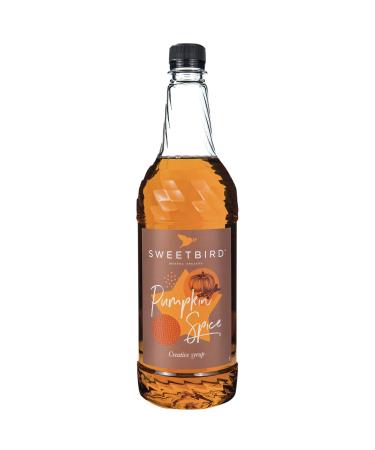 Sweetbird Pumpkin Spice Syrup (1 Litre) - Vegan Friendly Pumpkin Spice Syrup Only