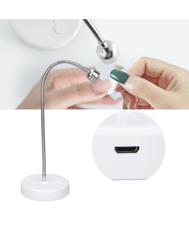 UV LED Light Small UV Light for Gel Nails 3W USB Input Gooseneck Flash Cure Light for Nails Quick Dry Nail Dryer Nail Extension Gel Curing Lamp for Outdoor Stall Gel Nail Curing