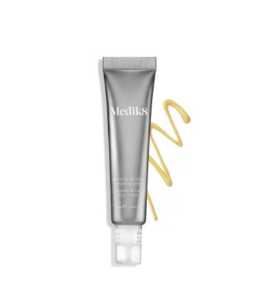 Medik8 Crystal Retinal Ceramide 3 Eye Cream - Anti Ageing & Anti Wrinkle - Smooth & Lift Eye Cream - 0.03% Retinal Strength - 11x Faster than Retinol - For New Vitamin A Users - 15ml