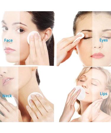 Reusable Makeup Remover Pads Washable Cotton Pad with Laundry Bag Washable Facial Cleansing Soft Nursing Pad for Eye Makeup Remove Face Wipe (8pcs+1bag) - Buy Online on SooperMarket.com