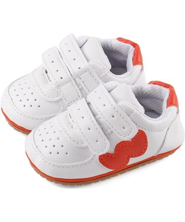 Cheerful Mario Baby First Walking Shoes - Soft PU Leather, Anti-Slip Sole - 12-18 Months - Orange - Buy Online on SooperMarket.com