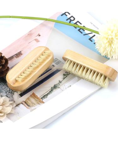 Acmer 4 Pack Wooden Nail Cleaning Brush - Double Sided Scrub Cleaner for Manicure Pedicure - Hand Scrubbing Brush for Men and Women - Buy Online on SooperMarket.com