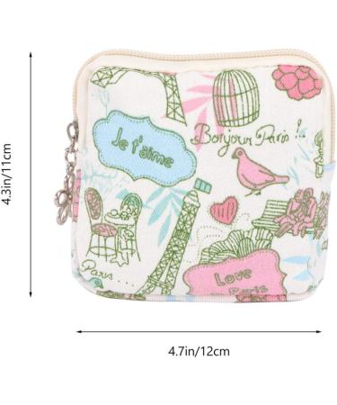 EXCEART 2pcs Sanitary Napkin Storage Bag - Zippered Nursing Pad & Tampon Organizer Pouch for Girls & Women - Buy Online on SooperMarket.com