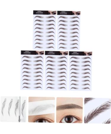 Beavorty 10 Pcs Eyebrow Stickers Imitation Eyebrow Sticker False Eyebrows Cosmetics Miss Blush Makeup - Buy Online on SooperMarket.com