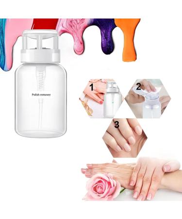 2 Pack 200ml Pump Dispenser - Nail Polish Remover Bottle for Nail Art Tool Set | Pum Pum Pum Pleple - Buy Online on SooperMarket.com