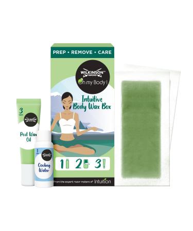WILKINSON SWORD - Intuition Body Wax Kit for Women | 3 Step Hair Removal Kit