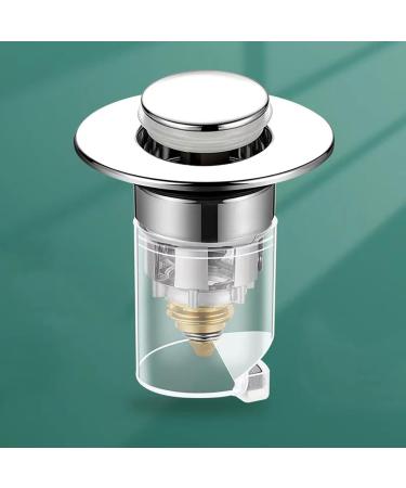 Saddgo Bathroom Sink Drain Stopper Pop-Up Basin Drain Filter Anti-Clogging Hair Stopper Sink Strainers Prevent Odor for Sink - Buy Online on SooperMarket.com