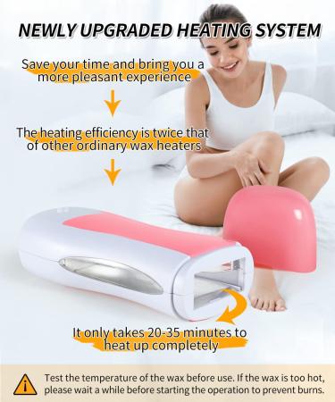 Rose & Honey Roll On Wax Kit for Sensitive Skin - Hair Removal Waxing Kit for Women and Men - At Home Roller Waxing Kit for Larger Body Areas - Buy Online on SooperMarket.com