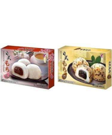 CNMART Assorted Japanese Style Mochi Gift Set 6 Flavours 210g (Pack of 6) - Traditional Soft Rice Cake - Buy Online on SooperMarket.com