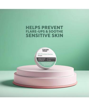 Clever Soap 0.5% Piroctone Olamine Face & Body Cream - Helps Prevent Flare-Ups - Suitable For Seborrheic Dermatitis Psoriasis Acne & Oily Sensitive Skin - Fragrance & Oil Free For Men & Women - Buy Online on SooperMarket.com