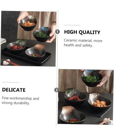Zerodeko Dipping Dish Snack Bowls Sauce Dipping Bowls Sauce Container Kitchen Sink Mats Soy Sauce Dishes Ceramic Appetizer Dish Dessert White Seasoning Dish Ceramics Condiment 1 - Buy Online on SooperMarket.com