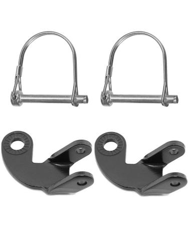 Bicycle trailer coupling 2 pieces bicycle trailer coupling trailer coupling with backup pen for qeridoo model children's carts dog supporters pet carts food carts