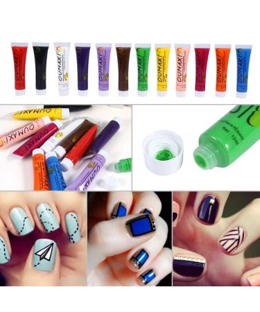 Premium Nail Painting Pigment - Durable Waterproof Non-Toxic Colors for DIY Nail Art Decoration - Buy Online on SooperMarket.com