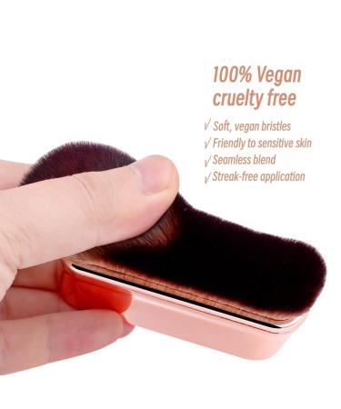 Self Tan Brush Kabuki - Best Body Makeup Brush for Self Tanner & Tanning Mousse | Liquid Foundation & Bronzer Applicator - Buy Online on SooperMarket.com