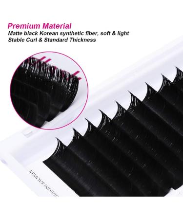 Fadlash Easy Fan Lashes DD Curl 0.05 14mm - Natural Look Russian Lashes | Self Fanning Eye Lashes for Easy Application - 14 mm 0.05-DD - Buy Online on SooperMarket.com