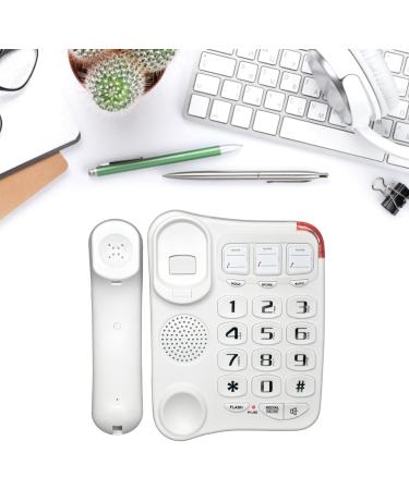 Loud Ringtone Landline Phone for Elderly Big Button Fixed Home Phone with Amplified Sound and Easy-to-Read Display Big Button Landline Phone Desktop Telephone Loud Ringtone Fixed Home Phone for and Black - Buy Online on SooperMarket.com