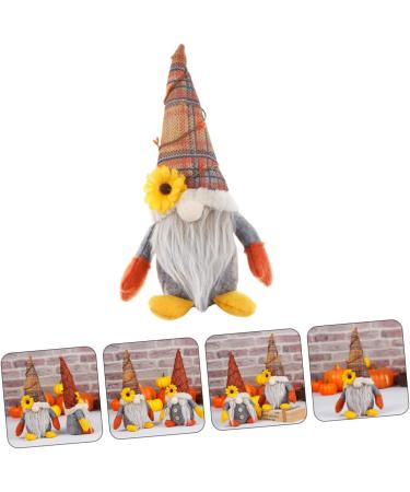 ABOOFAN Doll Thanksgiving Harvest Rudolph Gnome Decoration for Decor Figurine Autumn Festival Party Assorted Color 28X11X7CM - Buy Online on SooperMarket.com