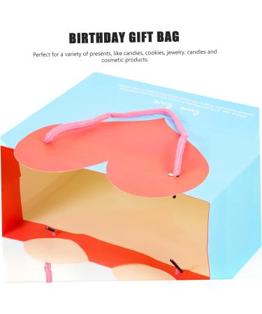 KOMBIUDA 20pcs Love Handbag Merchandise Bags Girl Gift Bag Birthday Gift Bags Bulk Girl Birthday Gift Baby Gift Bags Baby Shower Goodies Bags Goodies Pouches Bride Paper Party Bag Medium - Buy Online on SooperMarket.com