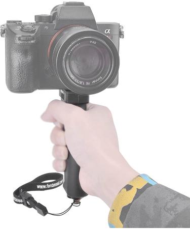 Universal Ergonomic Camera Stabilizer & Selfie Stick for Vlogging | Handheld Monopod with Light Holder | DSLR & Mirrorless Camcorder Accessories - Buy Online on SooperMarket.com
