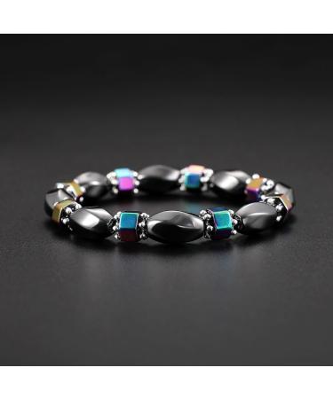 Adjustable Bracelet Beads Magnetic Hematite Bracelet Health Care Bangle for Men Women - Buy Online on SooperMarket.com