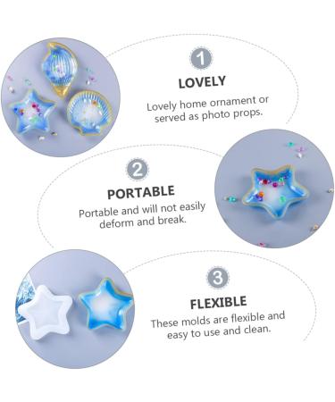 STOBOK Dish Mold Nativity Craft Chocolate Candy Molds De Para Gelatinas Marine Ornament White White 15.5X15.5CM - Buy Online on SooperMarket.com