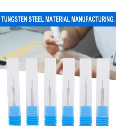 6pcs Tungsten Steel Electric Nail Art Drill Heads | Manicure Grinding Tools - 1.4mm - Buy Online on SooperMarket.com
