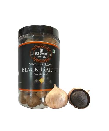 Single Clove Black Garlic 425 Grams / 15 OZ Unpeeled Whole Bulbs, by Aaswad Impex