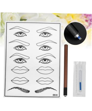 Hemoton 2pcs Practice Skin Kit Embroidery Kit Manual Pen Coffee - Buy Online on SooperMarket.com