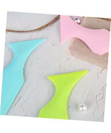 OFFSCH Mascara 2pcs Eyeliner Ruler Lash Eyeshadow Lipstick Guide Tool Stencils Silicone Eyebrow Tools - Buy Online on SooperMarket.com