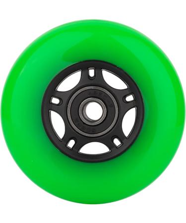 WHEELCOME Inline Skate Replacement Wheels 72mm - 8-Pack Green | ABEC-9 Bearings & Spacers | 85A for Indoor & Outdoor Roller Hockey Skates - Buy Online on SooperMarket.com