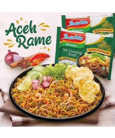 Indomie Mi Gogeng Aceh Spicy Beef Flavour 90g - 40 Pack- Product of Indonesia - Buy Online on SooperMarket.com