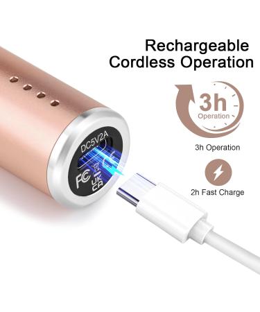 Professional Manicure Pedicure Nail Drill Kit - Cordless Electric Nail File 10 Bits & Bands LED Light 3 Speed Nail Care Tools for Home & Salon - Buy Online on SooperMarket.com