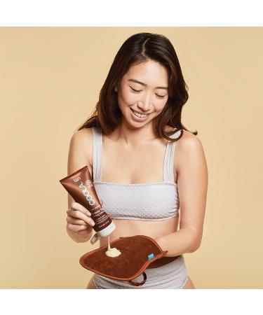 Coola Sunless Self Tanner Mitt - 2-in-1 Applicator & Exfoliator for Face & Body | Supports Sunless Tanning Lotion Application - Buy Online on SooperMarket.com